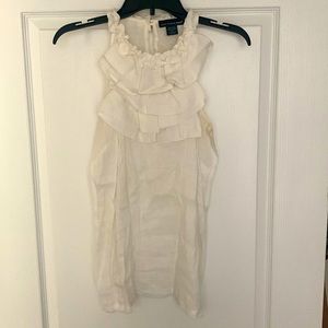 Off white sleeveless top GUC size medium